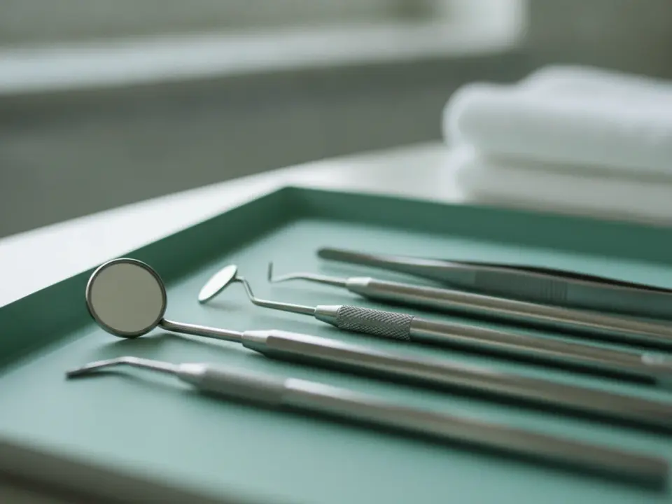 Instrumentos de limpeza dental como espe